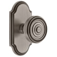 thumbnail image 1 of Grandeur 822251 Arc Solid Brass Privacy Door Knob Set - Grey, 1 of 6