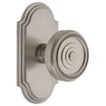 thumbnail image 1 of Grandeur 811276 Arc Solid Brass Passage Door Knob Set - Nickel, 1 of 6
