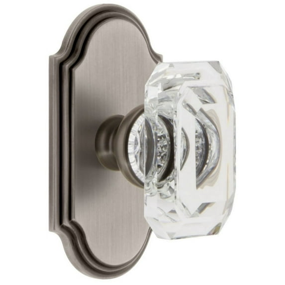 Grandeur Arcbcc_Psg_238 Arc Solid Brass Passage Set - Grey