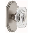 thumbnail image 1 of Grandeur 828320 Arc Solid Brass Privacy Set - Nickel, 1 of 6