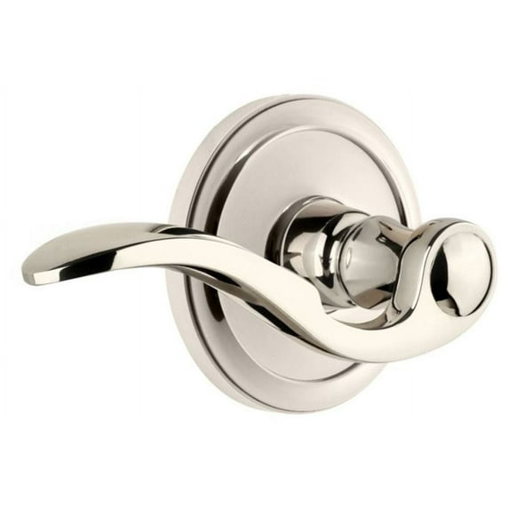 Grandeur Cirbel_Prv_234_Rh Circulaire Solid Brass Rose Right Handed Privacy Door Lever Set