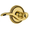 thumbnail image 1 of Grandeur Solbel_Sd_Na_Rh Soleil Solid Brass Right Handed Single Dummy Door Lever Set -, 1 of 5