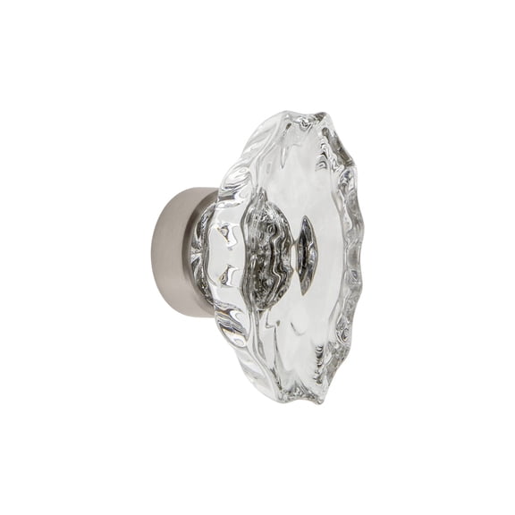 Grandeur Biar-Crys-Knob Biarritz 1-3/4" Crystal Fluted Farmhouse Round Cabinet Knob -