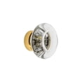 thumbnail image 1 of Grandeur Bord-Crys-Knob Bordeaux 1-3/8" Luxury Crystal Round Vintage Cabinet Knob - Brass, 1 of 7