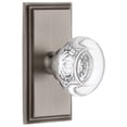 thumbnail image 1 of Grandeur Carbor_Dd_Na Carre Solid Brass Rose Dummy Door Knob Set - Grey, 1 of 6