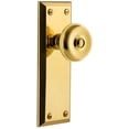 thumbnail image 1 of Grandeur 807434 Fifth Avenue Solid Brass Passage Door Knob Set - Brass, 1 of 1