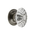 thumbnail image 1 of Grandeur Burg-Crys-Knob-Geo Burgundy 1-3/4" Vintage Flower Fluted Crystal Cabinet Knob -, 1 of 7