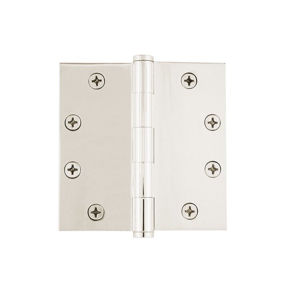 Grandeur 822303 4.5" Square Corner Mortise Door Hinge - Nickel