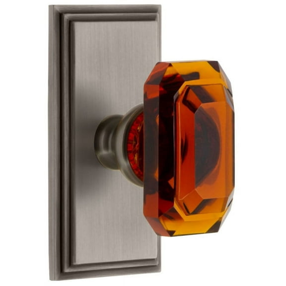 Grandeur Carbca_Sd_Na Carre Solid Brass Non-Turning One-Sided Dummy - Grey