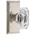 thumbnail image 1 of Grandeur 828356 Carre Solid Brass Privacy Set - Nickel, 1 of 2