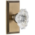 thumbnail image 1 of Grandeur Biarritz Crystal Door Knob with Carre Plate, 1 of 6
