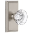 thumbnail image 1 of Grandeur Carbor_Dd_Na Carre Solid Brass Rose Dummy Door Knob Set - Nickel, 1 of 6
