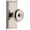 thumbnail image 1 of Grandeur Carbou_Psg_238 Carre Solid Brass Rose Passage Door Knob Set - Nickel, 1 of 6