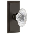 thumbnail image 1 of Grandeur Carbur_Dd_Na Carre Solid Brass Rose Dummy Door Knob Set - Bronze, 1 of 7