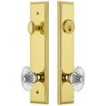 thumbnail image 1 of Grandeur Carr  Tall Plate Single Cylinder One Piece Knobset with Knob, 1 of 6