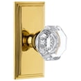thumbnail image 1 of Grandeur Chambord Crystal Door Knob with Carre Plate, 1 of 6