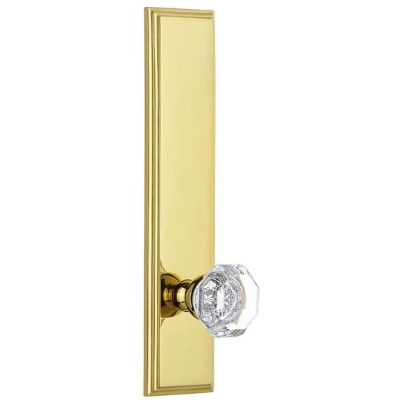 Grandeur 803374 Vintage Victorian Passage Door Knob Set - Brass