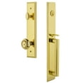 thumbnail image 1 of Grandeur 845282 Carre Solid Brass Rose Keyed Entry Single Cylinder Full Plate "D" Grip, 1 of 5