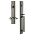 thumbnail image 1 of Grandeur 847493 Carre Solid Brass Rose Right Handed Keyed Entry Single Cylinder Full Plate, 1 of 1