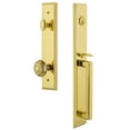 thumbnail image 1 of Grandeur Carr  D Grip Single Cylinder Handleset with Windsor Interior Knob, 1 of 5