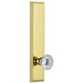 thumbnail image 1 of Grandeur Carfon_Tp_Psg_234 Carre Solid Brass Tall Plate Rose Passage Door Knob Set - Brass, 1 of 1