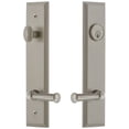 thumbnail image 1 of Grandeur 841362 Carre Solid Brass Tall Plate Single Cylinder Keyed Entry Set - Nickel, 1 of 1