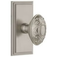 thumbnail image 1 of Grandeur Cargvc_Prv_238 Carre Solid Brass Rose Privacy Door Knob Set - Nickel, 1 of 6