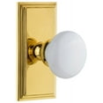 thumbnail image 1 of Grandeur Carhyd_Dd_Na Carre Solid Brass Rose Dummy Door Knob Set - Brass, 1 of 6