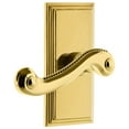 thumbnail image 1 of Grandeur Carnew_Sd_Na_Rh Carre Solid Brass Rose Right Handed Single Dummy Door Lever -, 1 of 6