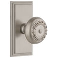 thumbnail image 1 of Grandeur Parthenon Door Knob with Carre Plate, 1 of 6