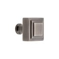 thumbnail image 1 of Grandeur 853385 Carre 1-1/4” Solid Brass Square Cabinet Knob - Grey, 1 of 7
