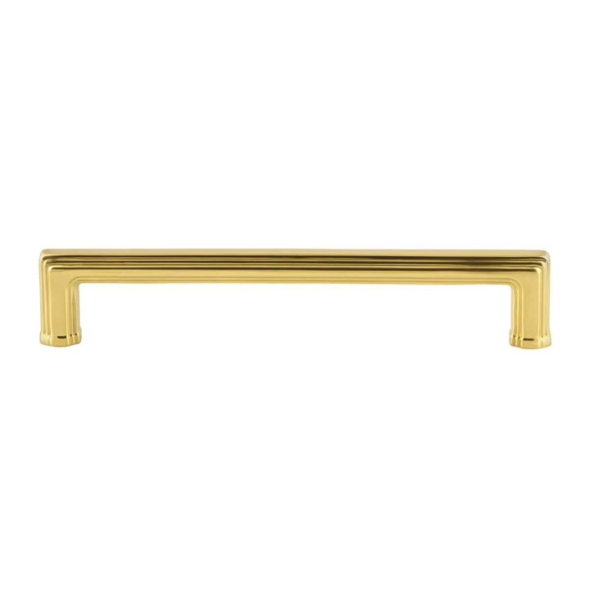 Grandeur 853451 Carre 6" Center To Center Solid Brass Cabinet Handle / Drawer Handle -
