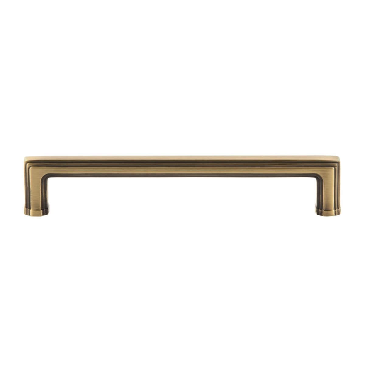 Grandeur 853461 Carre 6" Center To Center Solid Brass Cabinet Handle / Drawer Handle -