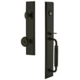 thumbnail image 1 of Grandeur Carcgrbou_Esetd_Na Carre Solid Brass Rose Dummy Full Plate 'C' Grip Handleset -, 1 of 5