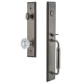thumbnail image 1 of Grandeur 842457 Carre Solid Brass Rose Keyed Entry Single Cylinder Full Plate "C" Grip, 1 of 5