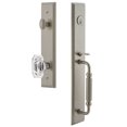 thumbnail image 1 of Grandeur Carr  D Grip Single Cylinder Handleset with Baguette Crystal Interior Knob, 1 of 5