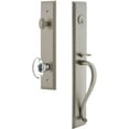 thumbnail image 1 of Grandeur Carsgrpro_Eset_234 Carre Solid Brass Rose Keyed Entry Single Cylinder "S" Grip, 1 of 5