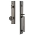 thumbnail image 1 of Grandeur 845511 Carre Solid Brass Rose Keyed Entry Single Cylinder Full Plate "D" Grip, 1 of 5