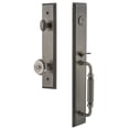 thumbnail image 1 of Grandeur Carfgrbou_Esetd_Na Carre Solid Brass Rose Dummy Full Plate "F" Grip Handleset -, 1 of 5