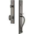 thumbnail image 1 of Grandeur 845158 Carre Solid Brass Rose Keyed Entry Single Cylinder "S" Grip Handleset -, 1 of 5