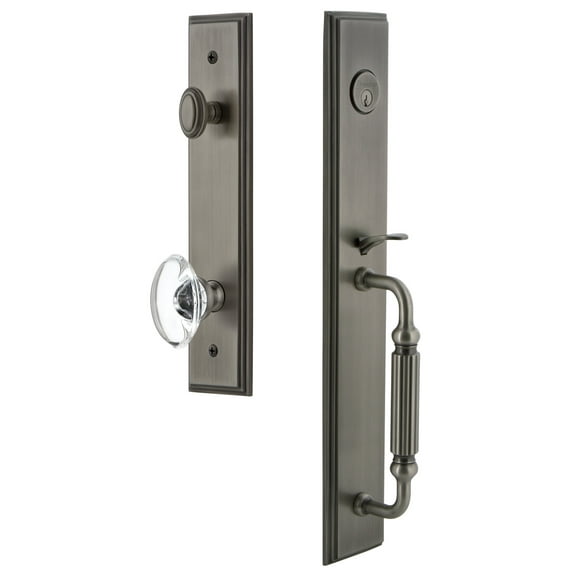 Grandeur Carfgrpro_Eset_234 Carre Solid Brass Rose Keyed Entry Single Cylinder Full Plate