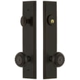 thumbnail image 1 of Grandeur Carr  Tall Plate Single Cylinder One Piece Knobset with Parthenon Knob, 1 of 6
