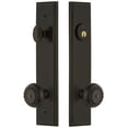 thumbnail image 1 of Grandeur 840293 Carre Solid Brass Tall Plate Single Cylinder Keyed Entry Set - Bronze, 1 of 6