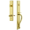 thumbnail image 1 of Grandeur Carsgrbel_Eset_234_Lh Carre Solid Brass Rose Left Handed Keyed Entry Single, 1 of 1