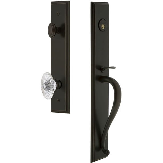 Grandeur Carr S Grip Dummy Handleset with Interior Knob