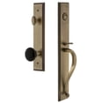 thumbnail image 1 of Grandeur 854551 Carre Solid Brass Rose Dummy Full Plate Full Plate 'S' Grip Handleset -, 1 of 5