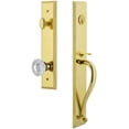 thumbnail image 1 of Grandeur Carsgrver_Esetd_Na Carre Solid Brass Rose Dummy "S" Grip Handleset - Brass, 1 of 5