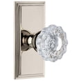 thumbnail image 1 of Grandeur 825723 Carre Solid Brass Rose Privacy Door Knob Set - Nickel, 1 of 6