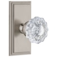 thumbnail image 1 of Grandeur 810772 Carre Solid Brass Rose Passage Door Knob Set - Nickel, 1 of 6