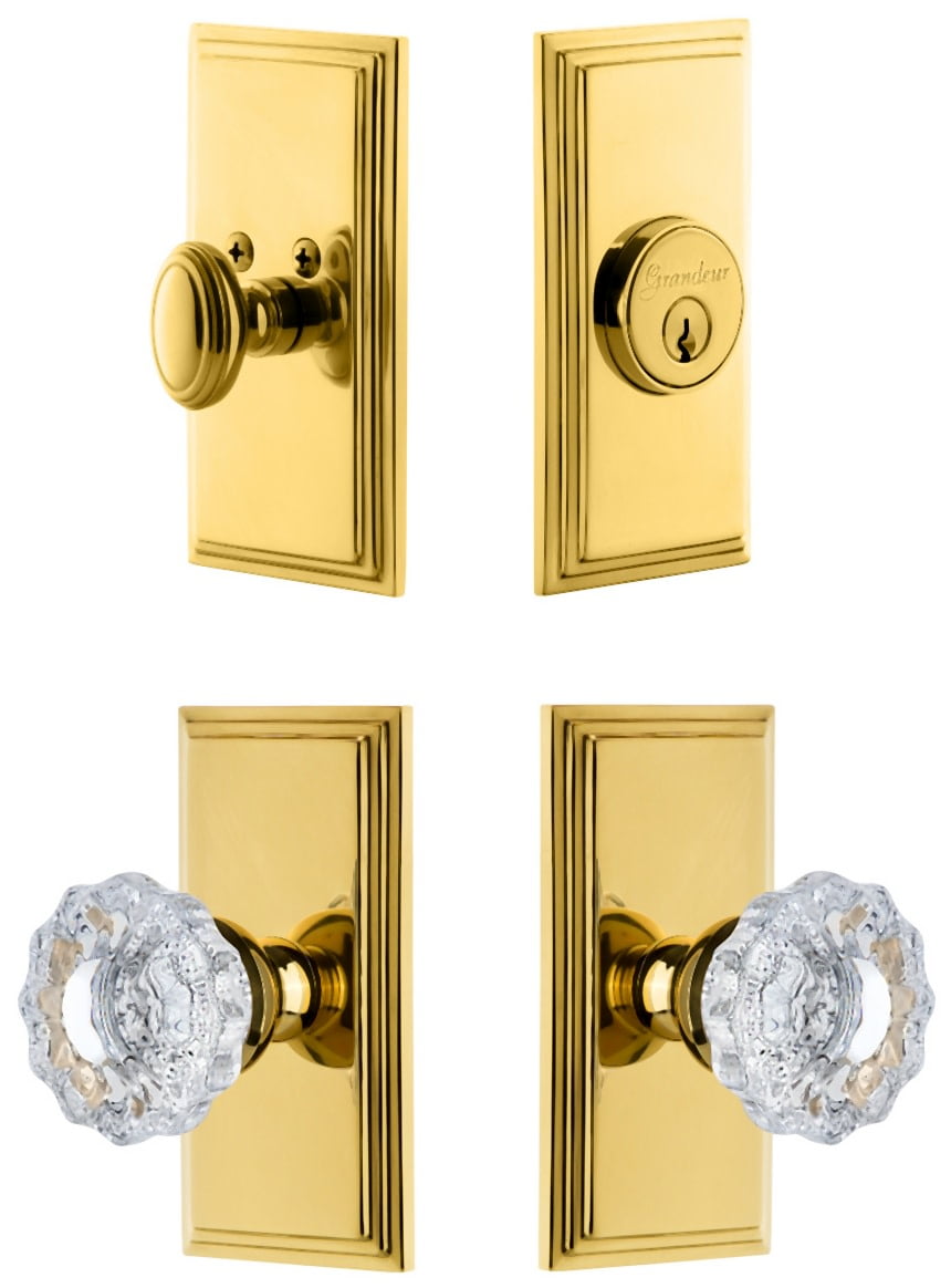 Baldwin Reserve Series Round Knob With Traditional Round Rosette